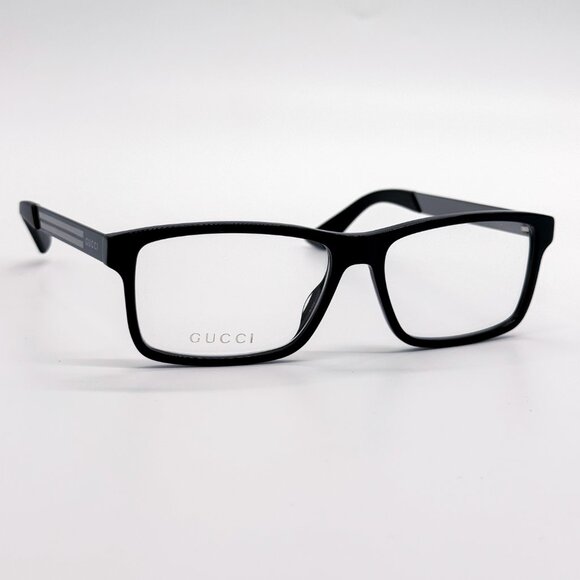 NEW GUCCI GG0692O 004 UNISEX BLACK/GREY EYEGLASSES GUCCI - Picture 1 of 10